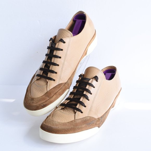 bally orivel leather sneakers